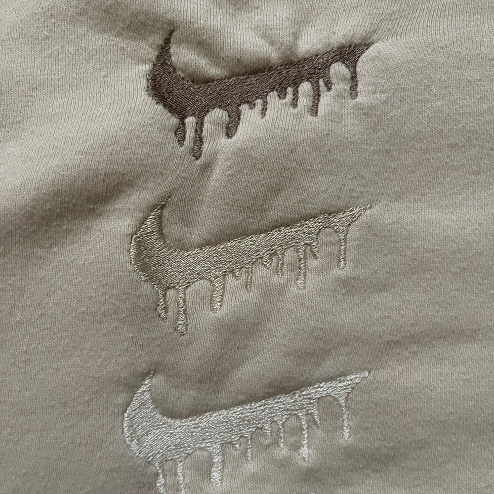 CUSTOM!! Tan/Cream Nike Crewneck